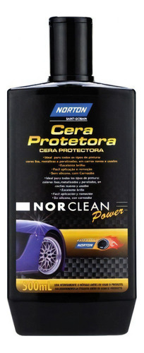 Cera Protetora Norclean Power 500ml Norton