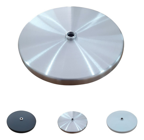 Imagem 1 de 4 de Canopla Pendente Lustre Com Acabamento Em Aluminio