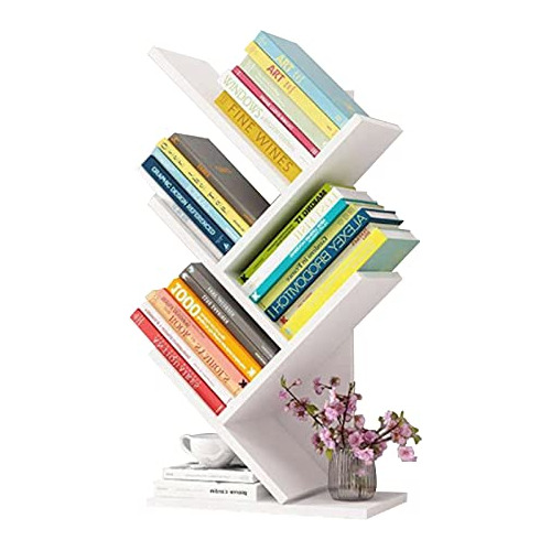 Estantería De Libros Forma De Árbol, Estantería De 4...