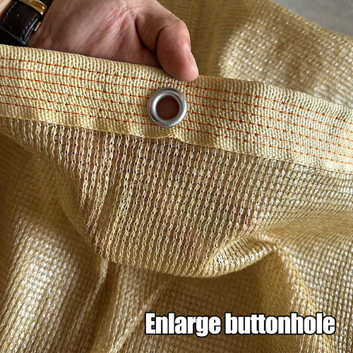 Red De Protección Solar Multiusos Beige Engrosada Para Uso D