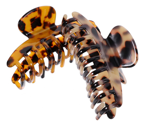 Horquilla Grande Claw Clip Leopard, 2 Unidades