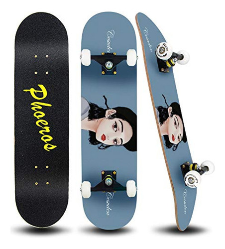 Tabla Skate Phoeros Skateboards-monopatn Completo Para Princ