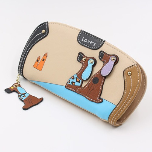 Cartera De Dibujos Animados Perro Mujer Bolso Bolso Diseñado