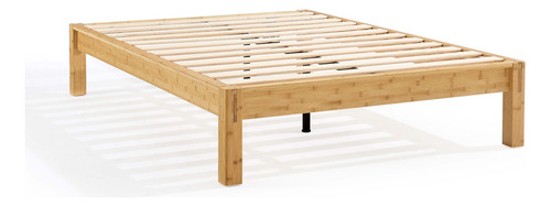 Base De Cama Luuna | Madera De Bambú Queen Color Marrón claro