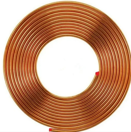 Tubería De Cobre Flexible De 7/8  Rollo De 15,24mtr