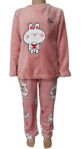 Pijama Infantil Unisex Polar Afelpada Invierno