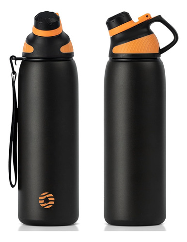 Botella De Agua Aislada De Fjbottle, Boca Ancha De 27 Oz De