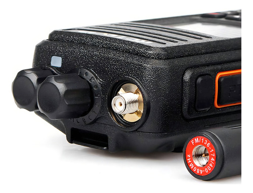 Rádio Retevis Rt3s Vhf/uhf Analógico Digital Dmr C/gps Preto Vhf/uhf