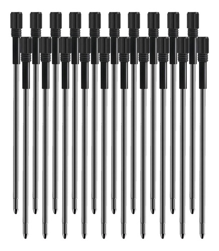 Recargas De Tinta Negra Para Boligrafo Pasisbick | 20-pack