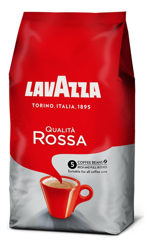 Cafe En Grano Lavazza Qualita Rossa 500 Gr. Italia 
