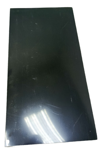 Lamina Abs Para Laser Negro/fondo Blanco 0.60mx1.20mx1.5mm