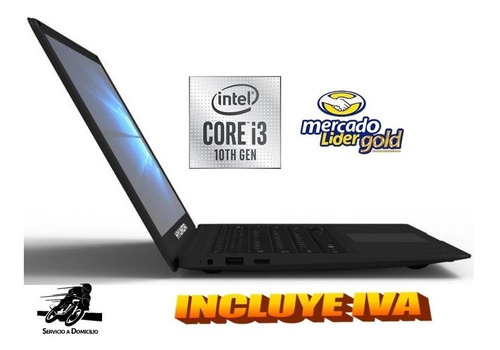 Laptop Portatil Hyundai Core I3 10ma 4gb 500gb+64gb Sdd 14