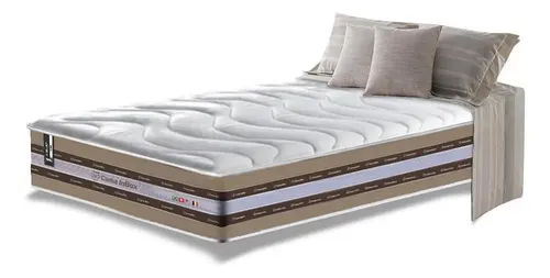 Cama inBox Select 188x88cm colchão bege solteiro
