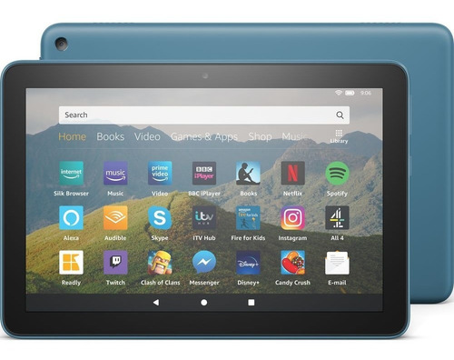 Tablet Amazon Fire Hd 8 10gen 32gb 2 Gb Ram 2020 Azul Cuotas