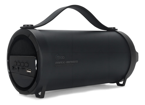 Parlante Microlab Maxbass Portátil Con Bluetooth Negra