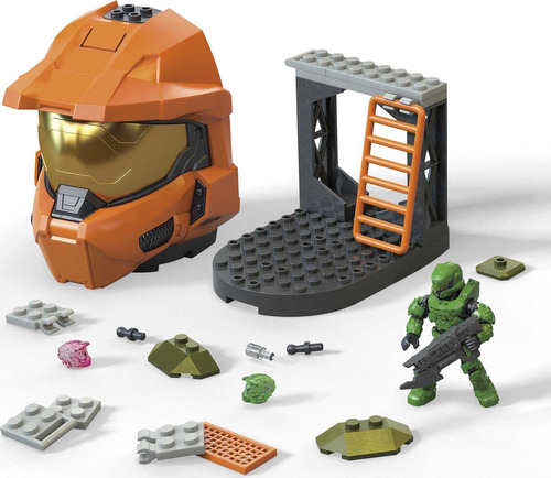 Juego De Construcción Mega Halo Zone Control Con Casco Espar