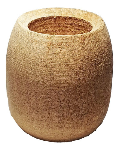 Mate De Madera Algarrobo Para Pintar Boca Ancho Grande
