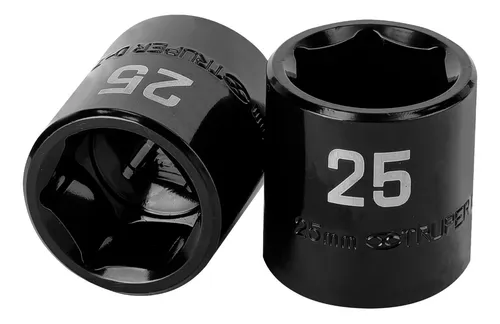100898 / D-7425-M TRUPER Dado de impacto de 25 mm, 6 puntas