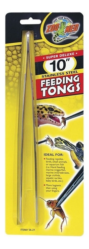 Zoomed Pinça De Aço Para Alimentação Ta-21 Feeding Tongs