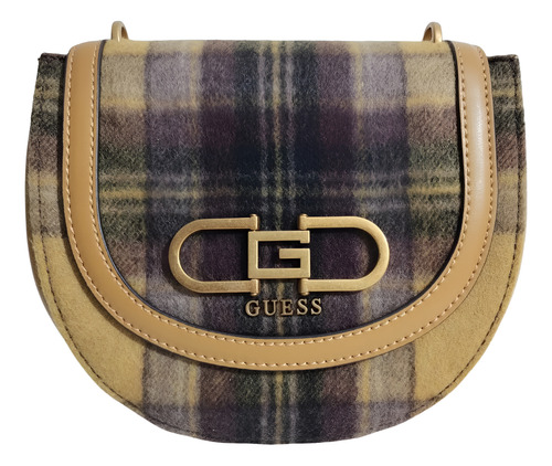 Bolsa Crossbody Café Guess Dama Mod.wb898277