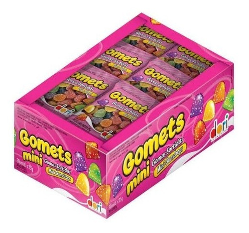 Gomets Mini Sino Sem Glúten Dori 24 Pcts 18g 432g