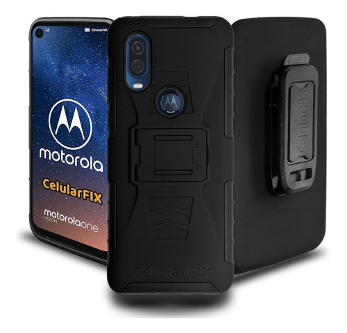 Funda Protector P/ Motorola One Vision Uso Rudo