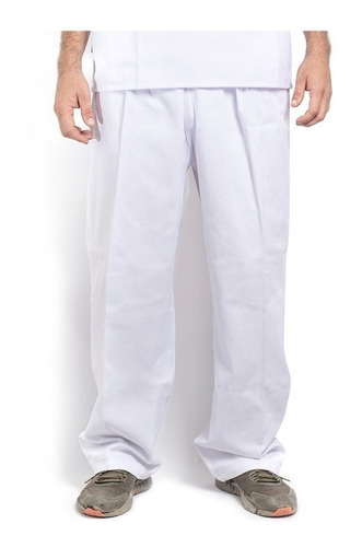 Pantalon Nautico Gabardina Blanco Ct47bl Talle 3xl 