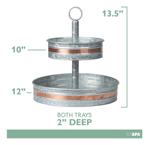 Soporte De Bandeja De Niveles Galvanizados De Ilyapa Con De