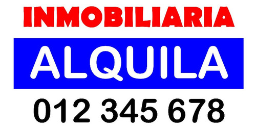 Carteles Cartonplast - Inmobiliaria Vende Alquila