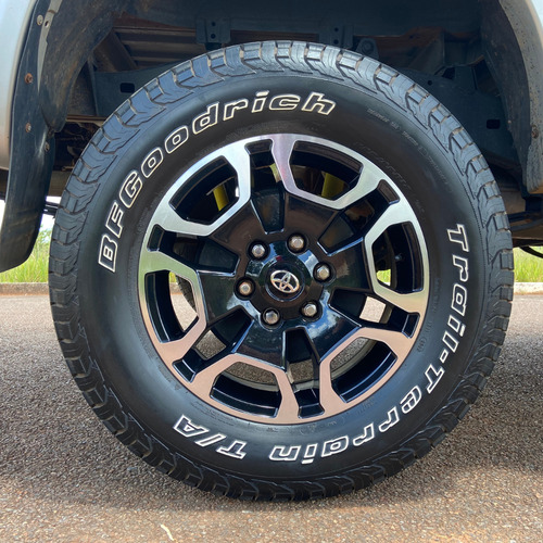 Roda Hilux Aro 18 Furação 6×139.7 Toyota (unidade) Cor Diamantada Preta