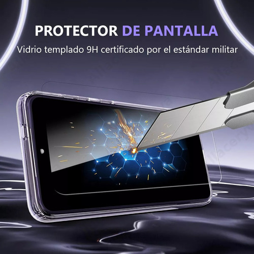 12 Kit Funda Transparente Para Samsung Galaxy A55 30w Cargador Rápida con 2 Cable tipo C Para Samsung Audifono 2 Mica Hd Adaptador USB-C