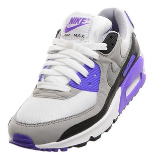 tenis nike blanco con morado