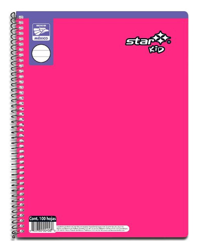 Cuaderno Prof. Esp. Estrella 0669 Raya 100 H. Starkid Liso