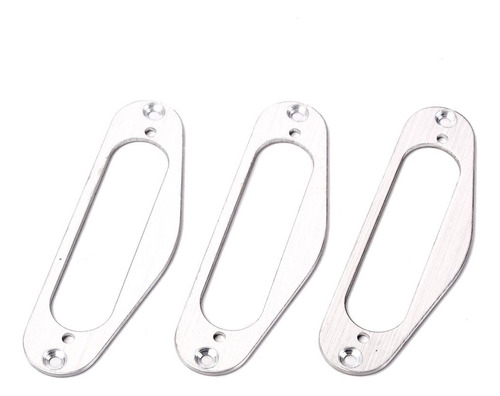 4 Recogedor De Cuello De Bobina Simple De Montaje Cromo