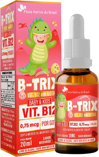 B-trix Vitamina B12 Kids Em Gotas 30ml Flora Nativa Do