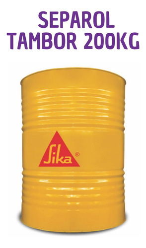 Sika Separol Tambor 200kg Desmoldante P/concreto 