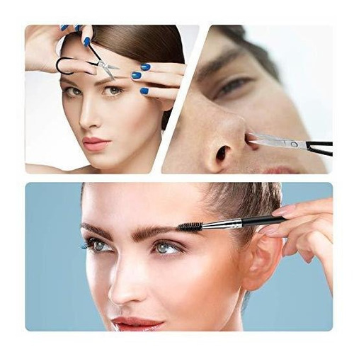 Set De Pinzas Para Cejas 6 Piezas, Kit Profesional De Pinzas