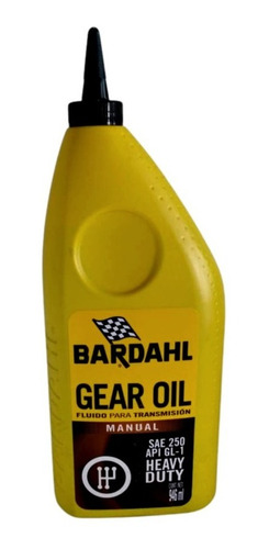 Kit 6 Aceite Bardahl Transmisión Estándar 250 Api Gl-1/946ml