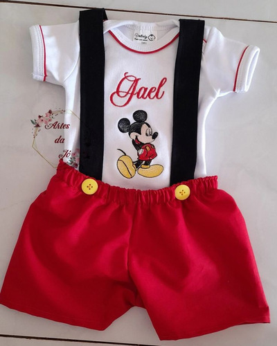 Conjunto Personalizados Niño Traje Mickey Mouse (Usado)