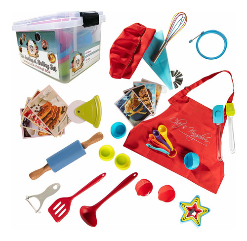 Riki's Kingdom Kids Juego Cocina Real Para Hornear Taza