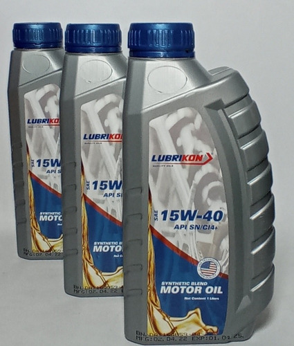 Lubrikon Semi Sintetico 15-40 Aceite 