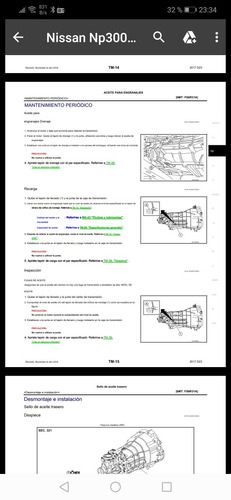 Manual Taller Nissan Frontier Np300 Español 2014-2019