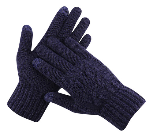 Guantes Suaves De Invierno Para Hombre, Con Pantalla Táctil,