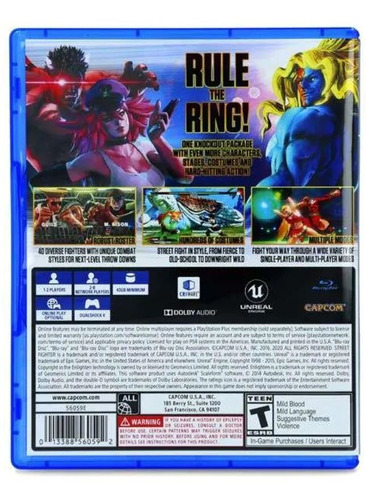 Imagen 3 de 7 de Street Fighter V Champions Edition Ps4 Formato Físico