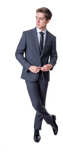 Traje Hombre Aldo Conti Black t2266 Env o gratis
