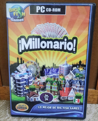 ¡millonario! Juego Para Pc Cd-rom, Lo Mejor De Big Fish Game (Usado)