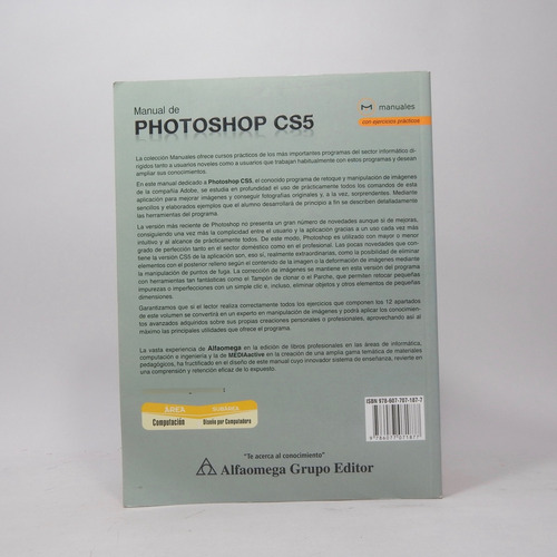 Manual De Photoshop Cs5 Mediactive Marcombo 2011 Ba2 (Usado)