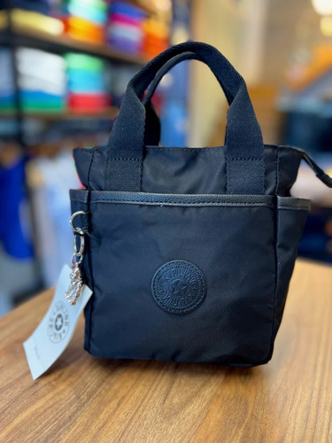 Bolso De Mano Kipling Negro Mate