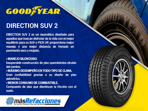 Kit De 4 Llantas Lt235/70r16 110s D Goodyear Direction Suv 2