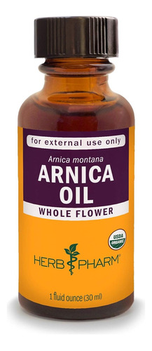 Herb Pharm Aceite Orgánico Árnica Uso Externo 30ml